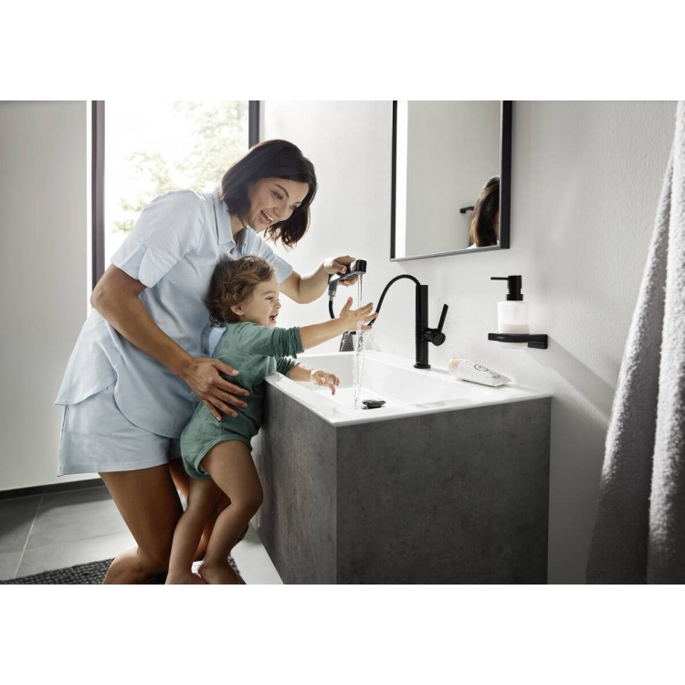 Hansgrohe Finoris Izlietnes jaucējkrāns ari izvelakamu izteku, 76063670 Hansgrohe Finoris Izlietnes jaucējkrāns ari izvelakamu izteku, 76063670