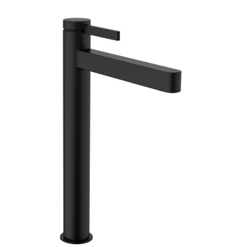 Vannas istabas izlietnes maisītājs Hansgrohe Finoris 260, ar push-open, paaugstināts, matēts melns