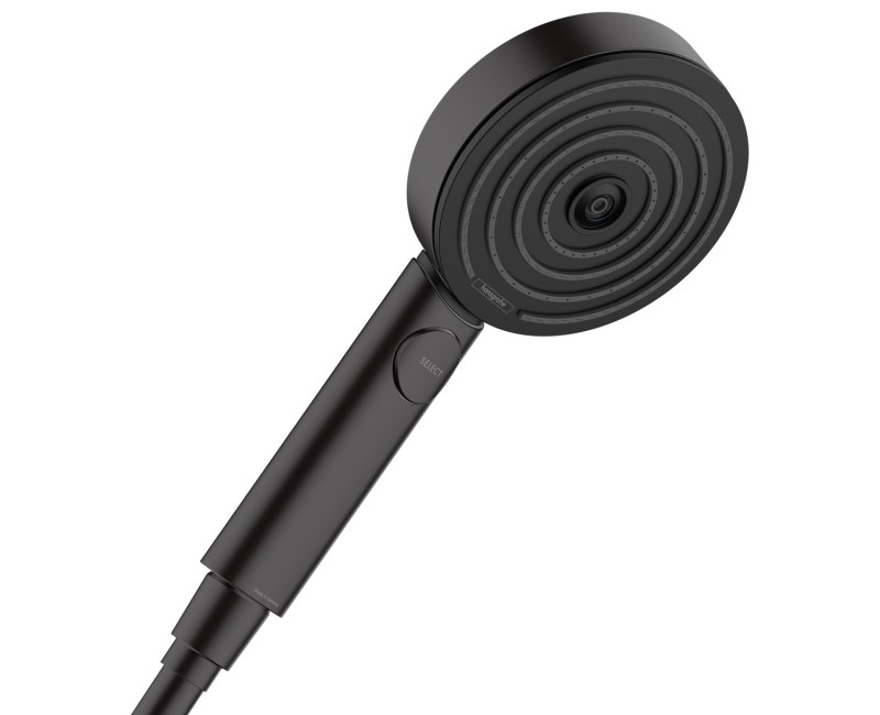 Hansgrohe Rokas duša Pulsify Select S 105 3jet Relaxation, melns matēts 24110670