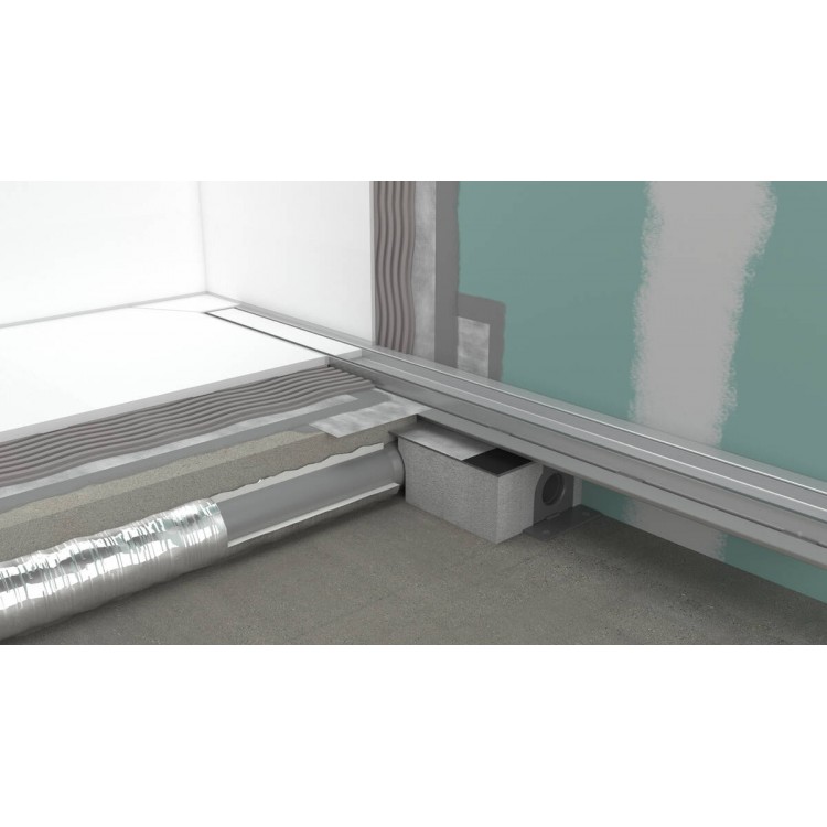 Hansgrohe Трап для душевого лотка uBox Universal стандартный, горизонтальный 01001180 Hansgrohe Трап для душевого лотка uBox Universal стандартный, горизонтальный 01001180