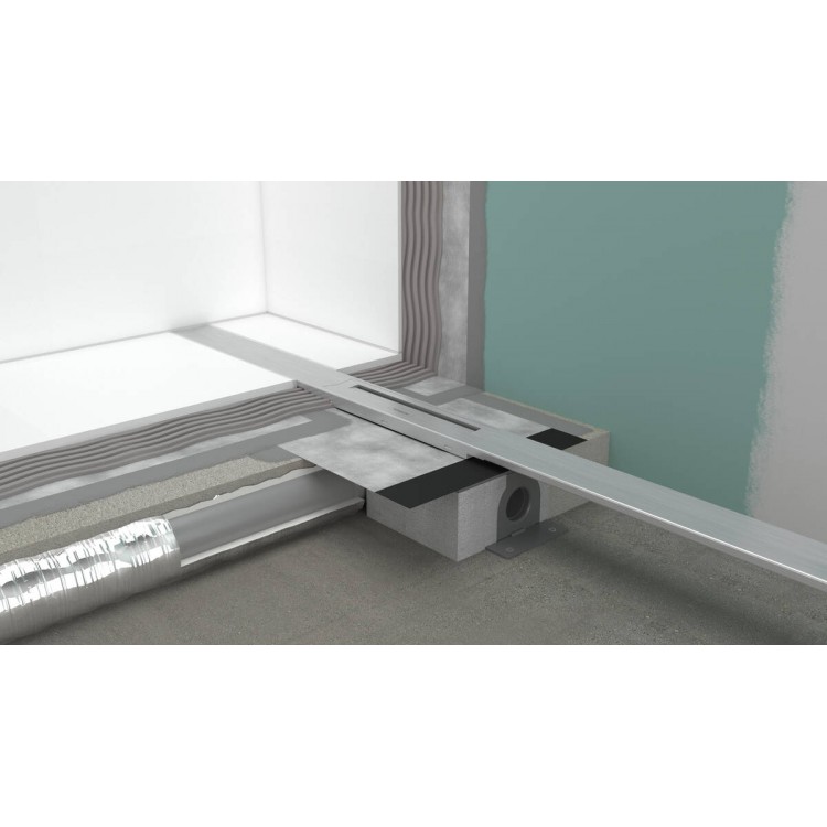 Hansgrohe Трап для душевого лотка uBox Universal стандартный, горизонтальный 01001180 Hansgrohe Трап для душевого лотка uBox Universal стандартный, горизонтальный 01001180