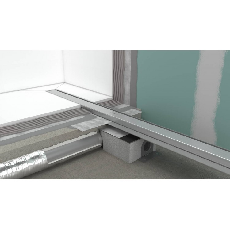 Hansgrohe Трап для душевого лотка uBox Universal стандартный, горизонтальный 01001180 Hansgrohe Трап для душевого лотка uBox Universal стандартный, горизонтальный 01001180