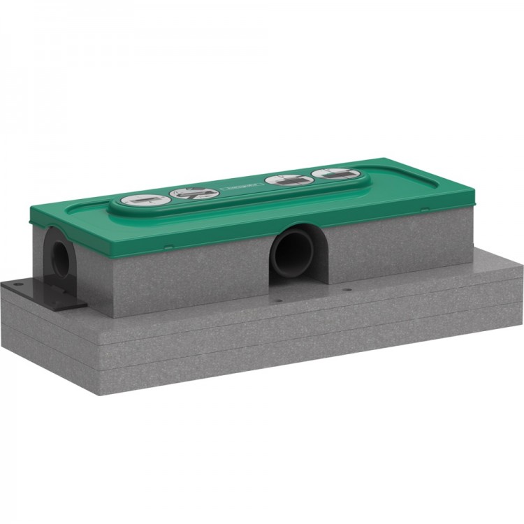 Hansgrohe Dušas kanālu traps uBox Universal zems, horizontāls 01000180 Hansgrohe Dušas kanālu traps uBox Universal zems, horizontāls 01000180