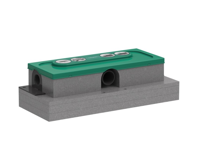 Hansgrohe Dušas kanālu traps uBox Universal zems, horizontāls 01000180