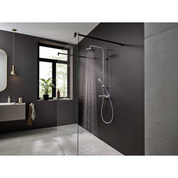 Dušas sistēma Hansgrohe Vernis Blend 200 I, ar termostatu Hromēts