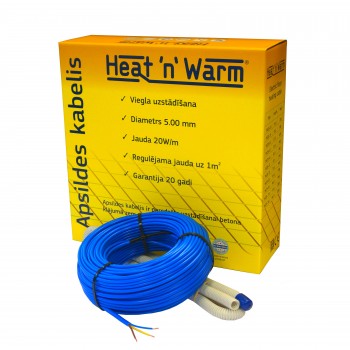 Heat n Warm Elektriskais apsildes kabelis THC20-10, 10m