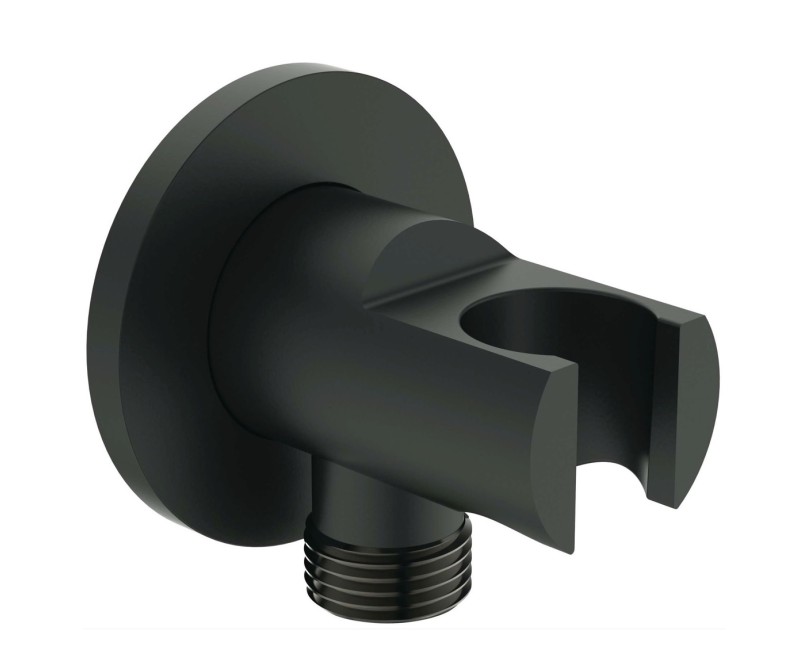 Ideal Standard Вывод душевой настенный 1/2 x 1/2 н.р., черный