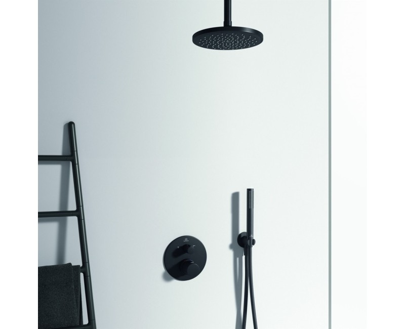 Ideal Standard Вывод душевой настенный 1/2 x 1/2 н.р., черный