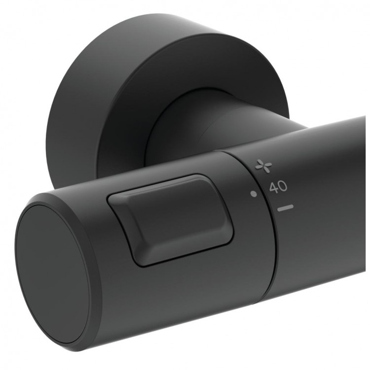Ideal Standard Ceratherm T25 dušas sistēma, melna matēta A7586AXG Ideal Standard Ceratherm T25 dušas sistēma, melna matēta A7586AXG