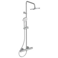Душевая система Ideal Standard Ceratherm T50, с термостатом, душевой лейкой d=200 и ручным душем Evo Round 110, хром