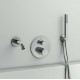Ideal Stnadard Ceratherm T100 Zemapmetuma termosta vannas/dušas jaucējkrāna dekoratīvā daļa, A5814AA
