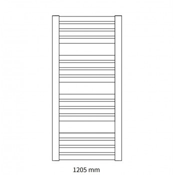 Instal Projekt Полотенцесушитель MAKAO 447x1205mm, белый
