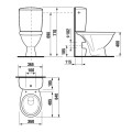 JIKA NORMA WC унитаз c крышкой, H8602700007871