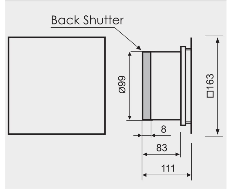 MMotors JSC Вентилятор MMP D100 T-HCS, inox