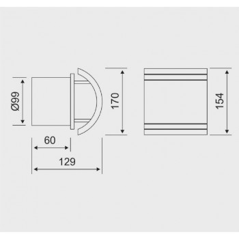 MMotors JSC Ventilators saunām, pirtīm +140C MMS 100v 03 D100, koks