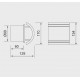 MMotors JSC Ventilators saunām, pirtīm +140C MMS 100v 03 D100, koks MMotors JSC Ventilators saunām, pirtīm +140C MMS 100v 03 D100, koks