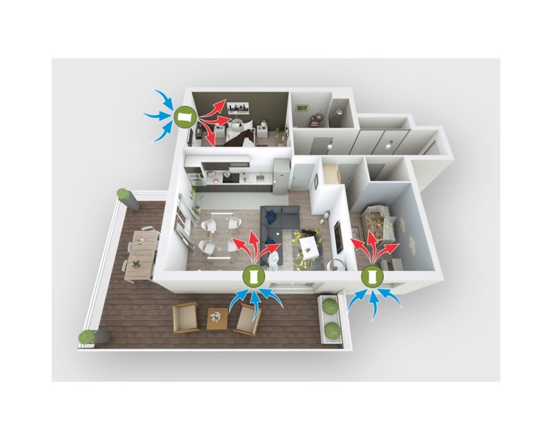 MMotors Рекуператор свежего воздуха ECO-FRESH 01 Standard