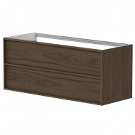 Kame HOME Skapītis zem virsmas 120x46cm, brūns ozolkoka finierējums
