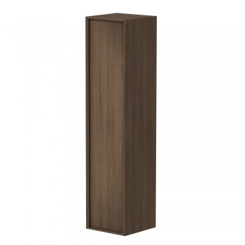 Kame HOME Шкаф высокий, пенал 159.4 x 37.6 cm, коричневый шпон дуба