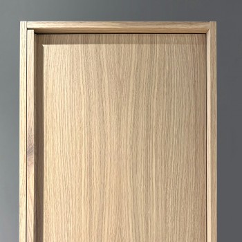 Kame HOME Шкаф высокий, пенал 159.4 x 37.6 cm, коричневый шпон дуба