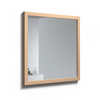 Kame RUSTIC Spogulis 80 x 80 cm, balināts ozolkoka finierējums