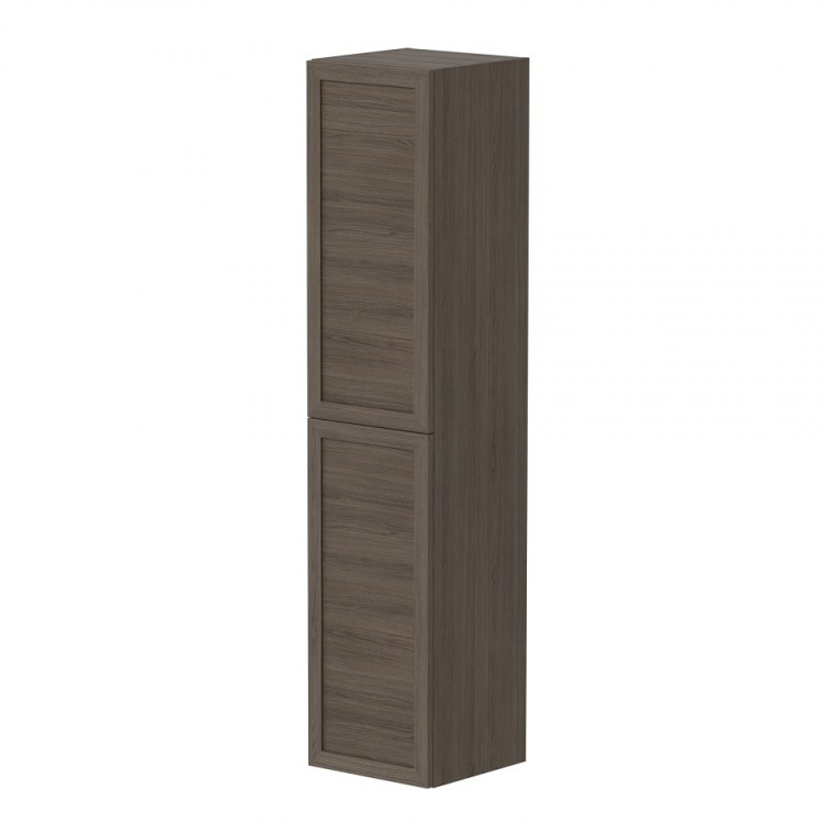 Kame RUSTIC Vannas istabas augstais skapis 160 x 35.2 cm, dūmota ozolkoka finierējums Kame RUSTIC Vannas istabas augstais skapis 160 x 35.2 cm, dūmota ozolkoka finierējums