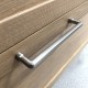 KAME Rustic Mēbeļu rokturis 16 cm, bright nickel KAME Rustic Mēbeļu rokturis 16 cm, bright nickel