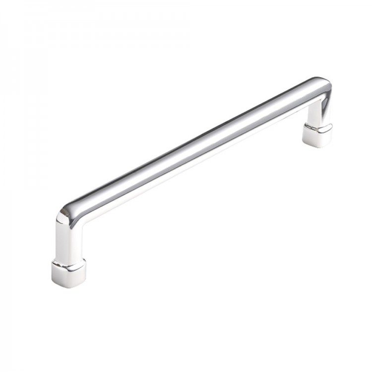 KAME Rustic Mēbeļu rokturis 16 cm, bright nickel KAME Rustic Mēbeļu rokturis 16 cm, bright nickel