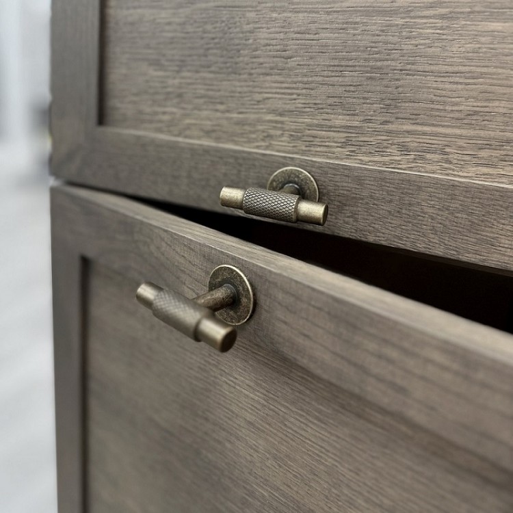 KAME Rustic Mēbeļu rokturis 5.4 cm, antīks misiņš KAME Rustic Mēbeļu rokturis 5.4 cm, antīks misiņš