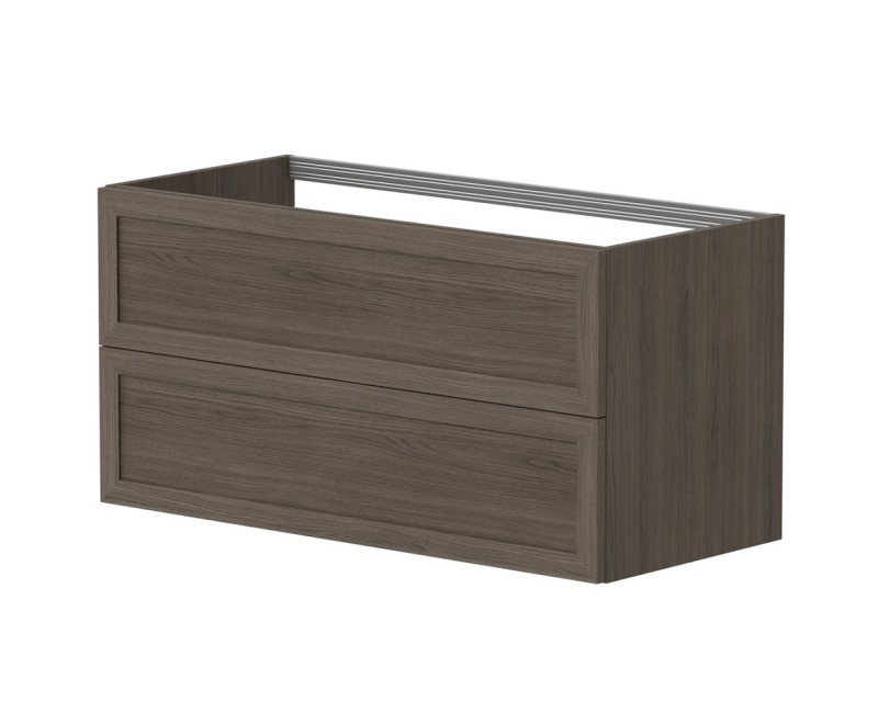 Kame RUSTIC Skapītis zem izlietnes 100x46cm, dūmota ozolkoka finierējums