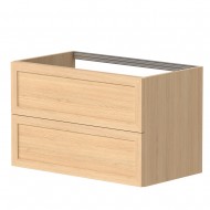 Kame RUSTIC Skapītis zem izlietnes 80x46cm, balināts ozolkoka finierējums
