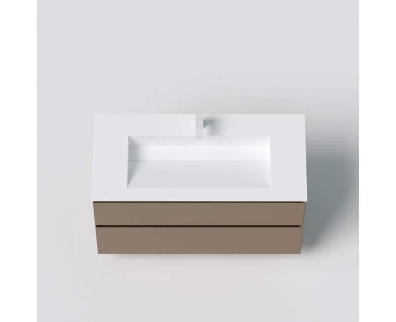 Kame Exclusive LOFT Skapītis zem izlietnes 100cm, BU/10-3DR/D15-LFT