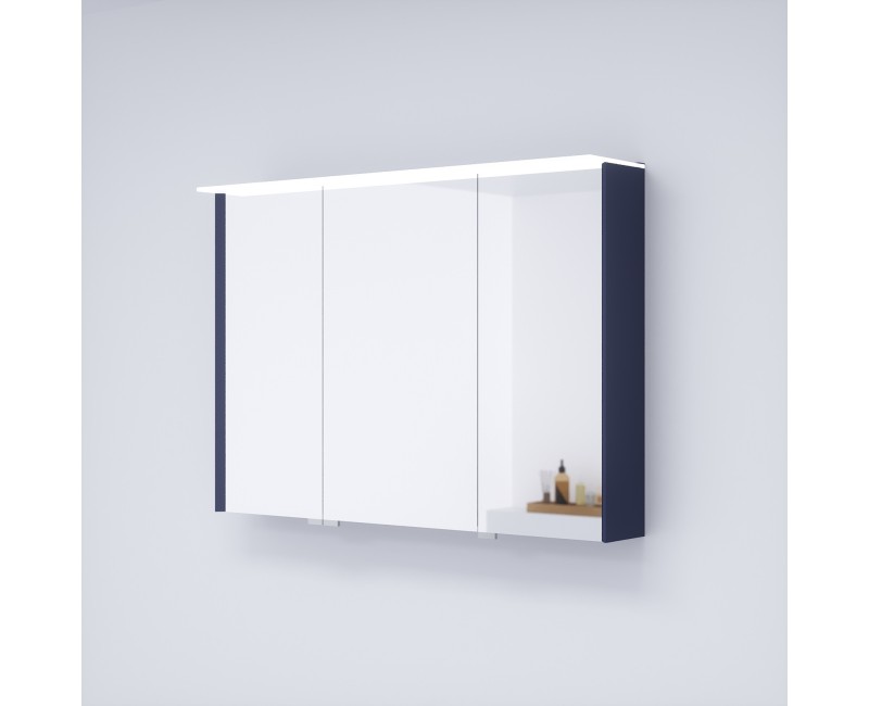 Kame Exclusive LOFT Шкафчик с зеркальными дверцами 120x71 cm, MC3DML/120-70/D20-LFT