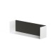 KAME Полка для ванной комнаты 40см, white/antracite grey