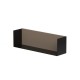 KAME Полка для ванной комнаты 40см, black/cocoa brown