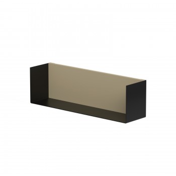 KAME Vannas istabas plaukts 40cm, black/linen