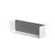 KAME Полка для ванной комнаты 40см, white/grey stone