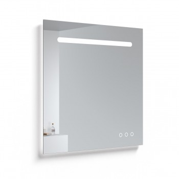 Kame SMART Spogulis ar LED apgaismojumu, USB un Bluetooth 80x80cm