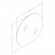 Kame SEMI ROUND Spogulis ar LED apgaismojumu 120x110cm Kame SEMI ROUND Spogulis ar LED apgaismojumu 120x110cm