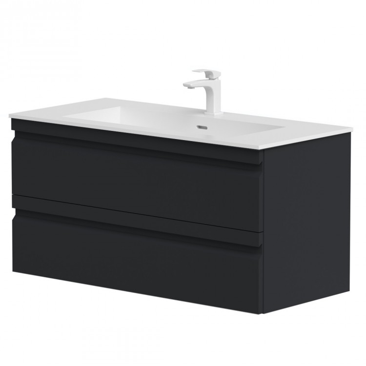 Kame Terra Skapītis zem izlietnes 100cm, matt black