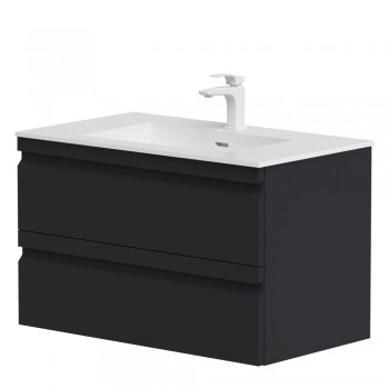 Kame Terra Skapītis zem izlietnes 80cm, matt black