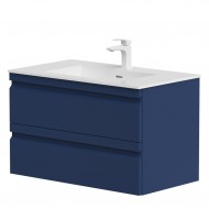 Kame Terra Шкафчик под раковину 80cm, dark blue