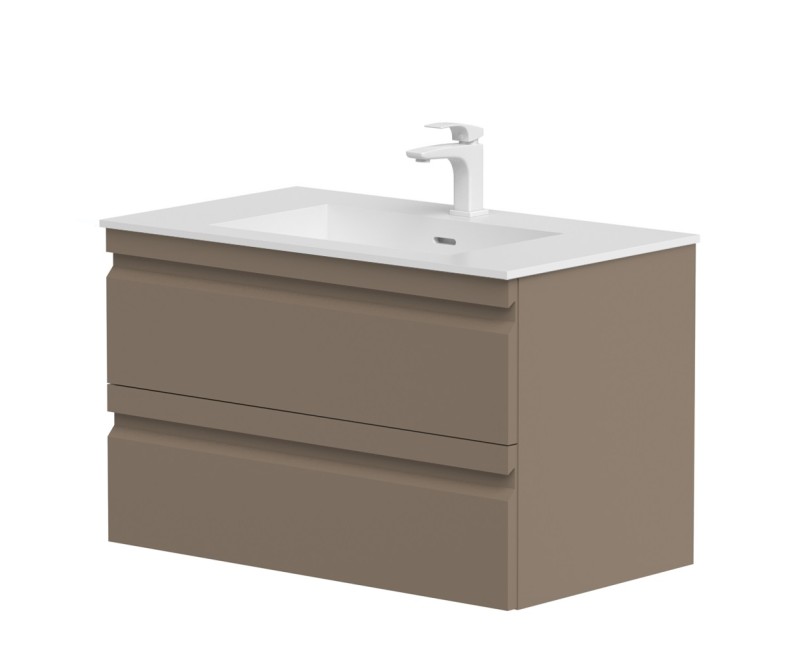 Kame Terra Шкафчик под раковину 80cm, cocoa brown