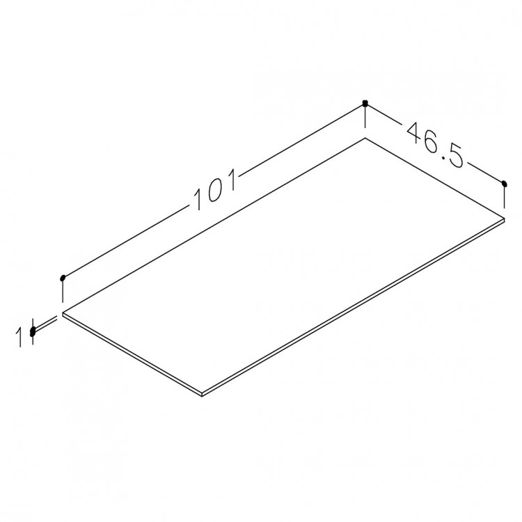 Kame Kompakta HPL darba virsma 101cm, WP/10-3/H11 Kame Kompakta HPL darba virsma 101cm, WP/10-3/H11