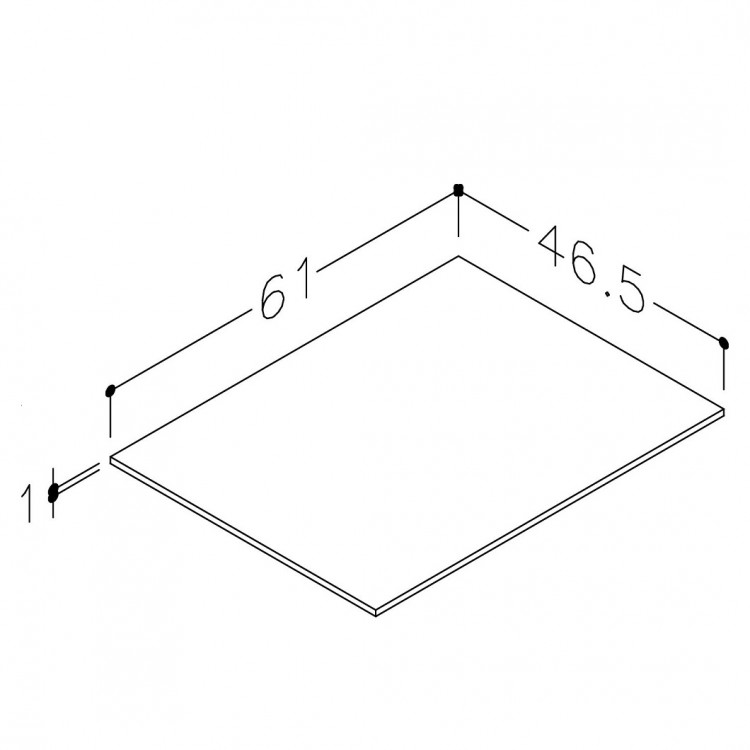 Kame Kompakta HPL darba virsma 60cm, WP/6-3/H15 Kame Kompakta HPL darba virsma 60cm, WP/6-3/H15
