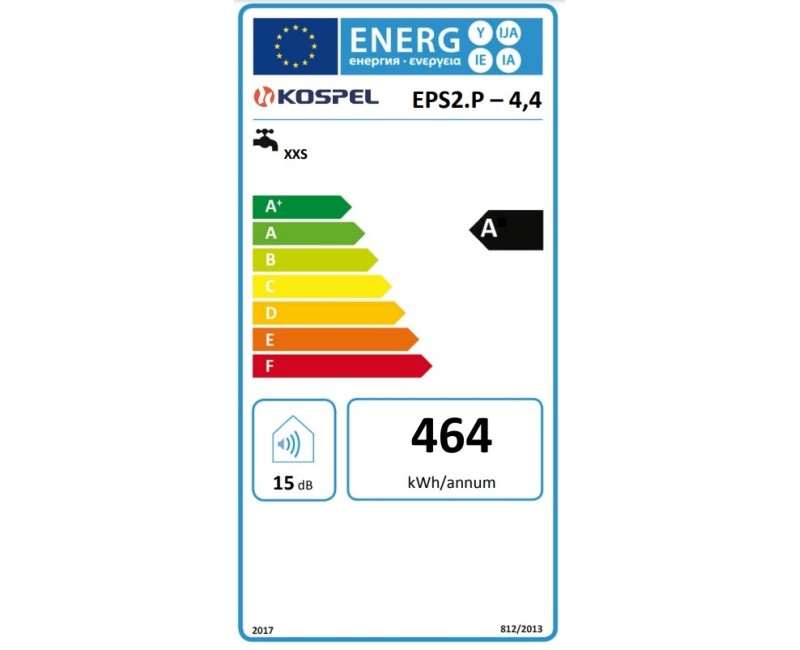 Kospel Prister EPS2.P 4.4kW Проточный водонагреватель c душевой лейкой, 230V
