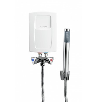 Kospel Prister EPS2P 4.4kW Caurplūdes ūdens sildītājs ar dušu, 230V