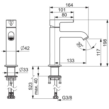 ORAS OPTIMA Style Izlietnes jaucējkrāns 2605FH