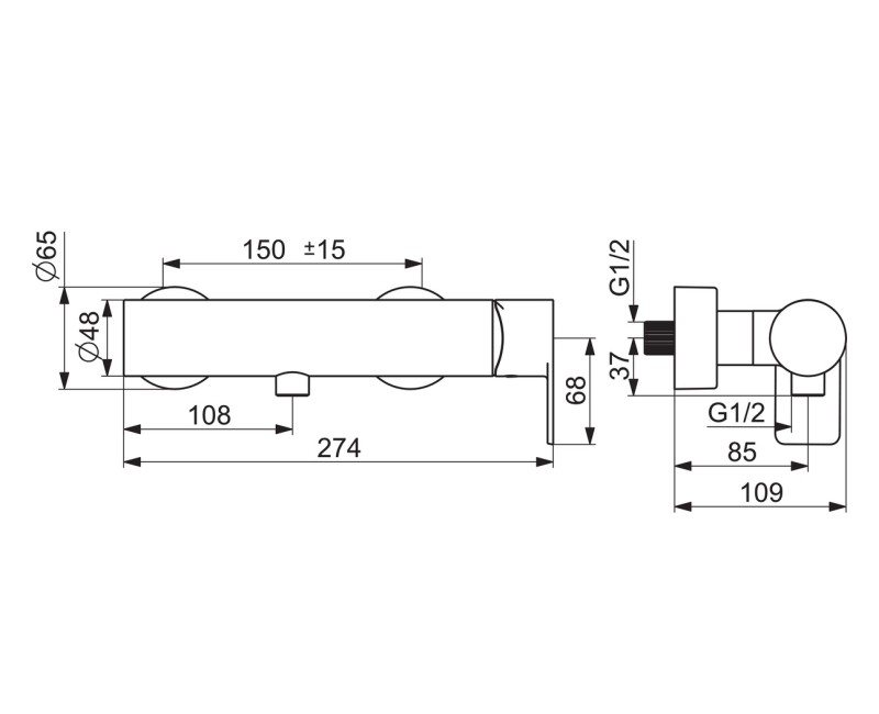 ORAS STELA Cмеситель для душа, 4860U