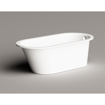 Vanna Paa VARIO L Akmens masas ar noapaļotiem stūriem ABCD 1680x750mm Balta